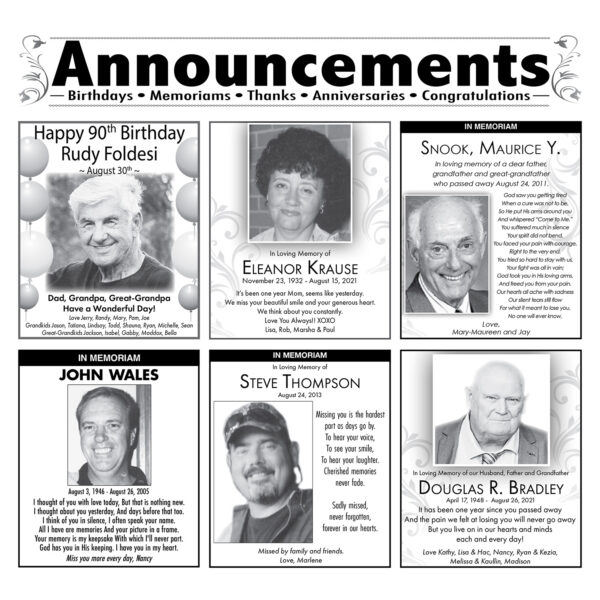 Announcement