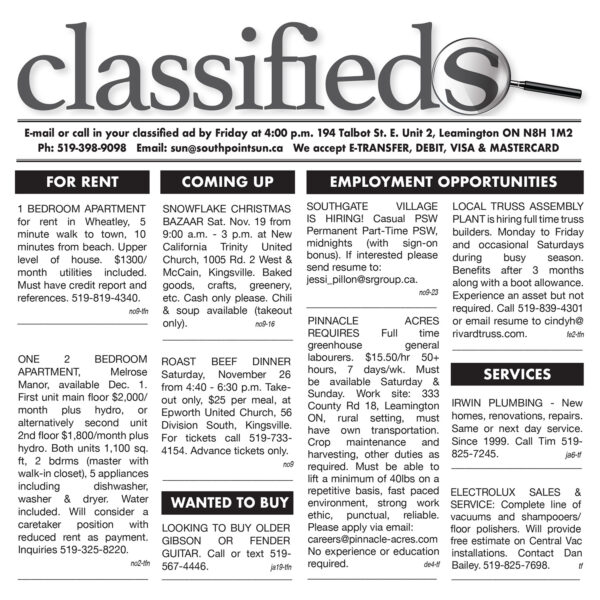Classified ad (word)