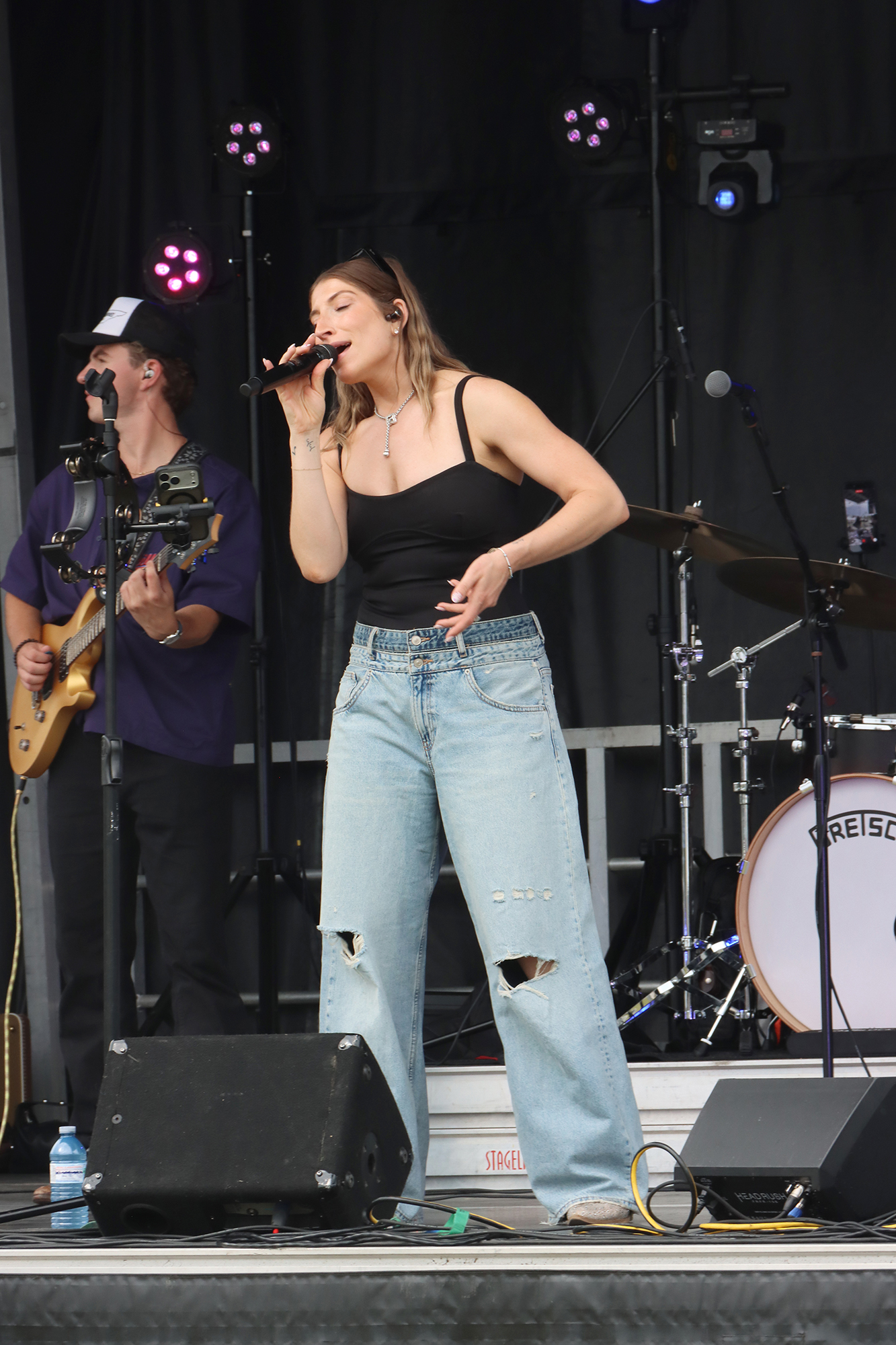 Country artist Madison Olivia performs during the Friday night hoedown at the Wheatley Fish Festival.