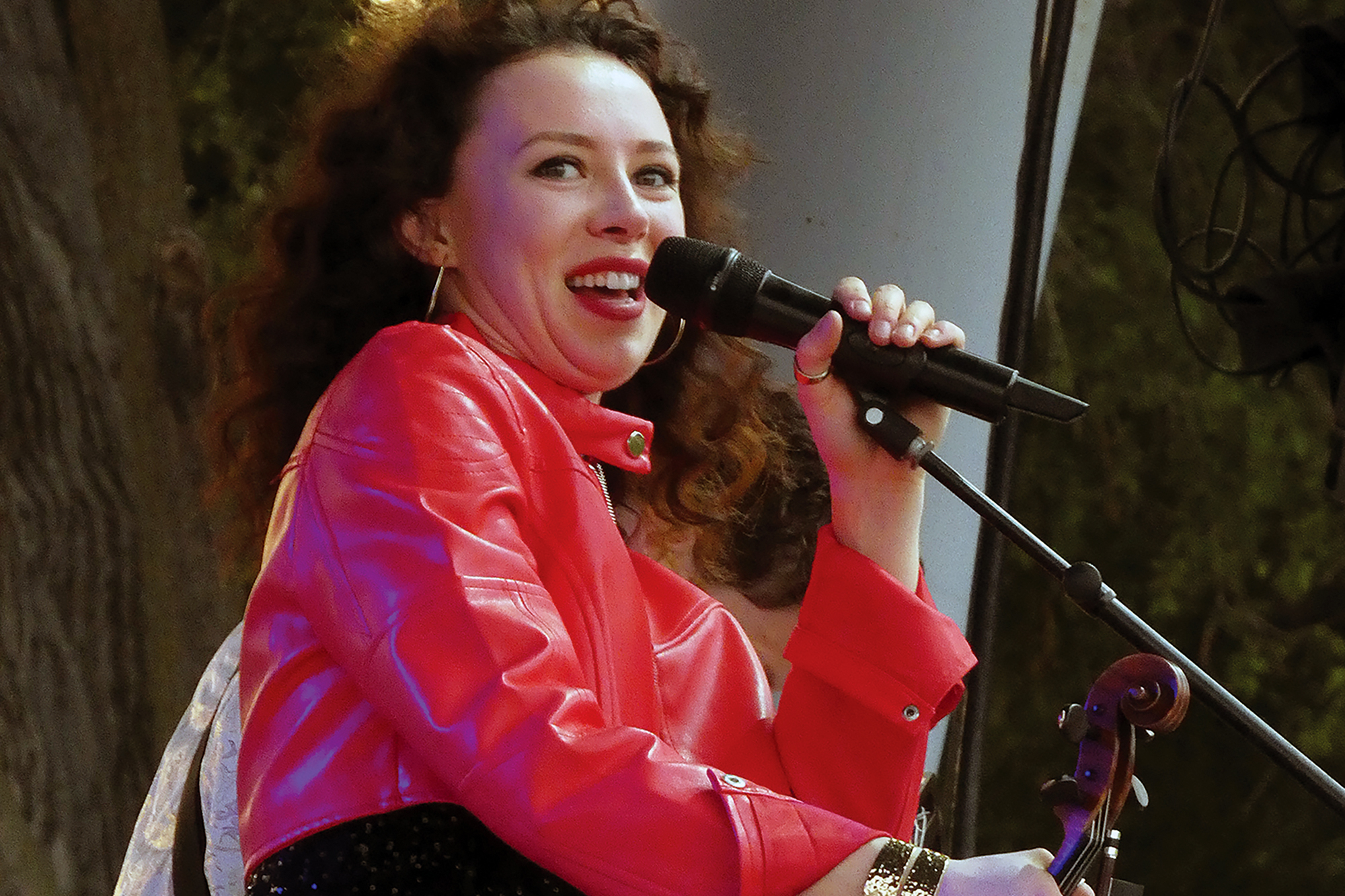 Mary Frances Leahy performs during the Music Onthe42 Summer Concert Series at Seacliff Park in Leamington on July 11.
